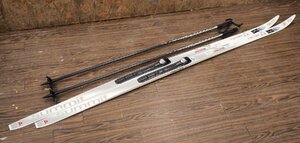 FISCHER/フィッシャー クロスカントリー スキー SL SUMMIT WAX 193 55-69kg/120-151LBS ストック SWIX NORDIC TOURING 140cm