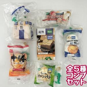 【A-6】ガチャガチャ　超熟 Pascoのパン ミニチュアスクイーズ mixセレクション　全5種セット　食パン【mini】