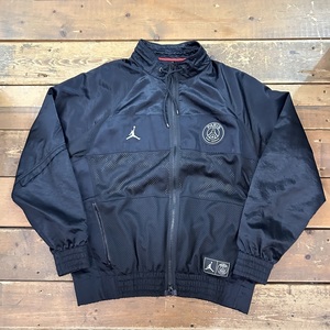 NIKE AIR JORDAN × PSG SUIT JACKET PARIS SAINT GERMAIN エアジョーダン メンズ Sサイズ USED