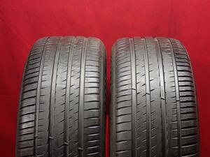 中古タイヤ 255/50R21 109W 2本セット ミシュラン パイロット スポーツ EV MICHELIN PILOT SPORT EV 9.5分山★ ロールスロイス n21