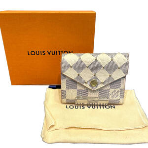 ヴィトン ダミエアズール ポルトフォイユ ゾエ N60251 LOUIS VUITTON ルイヴィトン ミニ財布 三つ折り財布