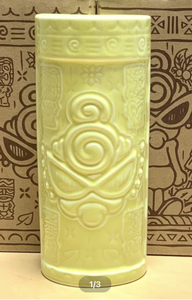 即決☆ヒスミニ☆正規品☆新品☆TIKI☆マグカップ☆コップ☆イエロー☆陶器☆FACE☆ノベルティ☆ヒステリックミニ☆HYSTERIC MINI