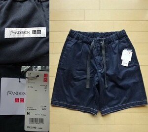 新品タグ付き【UNIQLO×JW ANDERSON】イージー チノ ハーフパンツ 68 BLUE SIZE:M/76-84cm (ユニクロ7,JWアンダーソン,ショーツ)