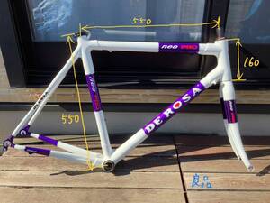 美品　DE ROSA デローザ NEO PRO 2011年　サイズ56 フレーム　カーボン　ロードバイク 