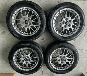 ★ トヨタ 80 ノア ヴォクシー HV 純正 BBS 鍛造 6J +50 5穴-114.3 軽量 ★ 205/55R16 タイヤセット★Toyo Tires Tranpath MP7 