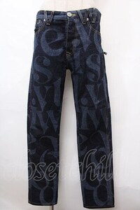 ヴィヴィアンウエストウッド 中古 / PEPPE JEANS LOGOMANIA 25 インディゴ Y-24-10-30-058-pa-SZ-ZY