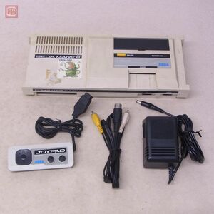 1円〜 動作品 セガ マークIII SEGA MARK III 本体 コンピュータテレビゲーム AC + AVケーブル/コントローラ付【20