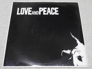 【珍品かも】「VOICE LOVE AND PEACE」 ジョンとヨーコのメッセージ、FC会長＆佐野輝久氏対談　B面ミスプレス （GR-1002）