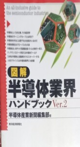 ◇☆「図解半導体業界ハンドブック （Ｖｅｒ.２） 」!!!◇☆半導体産業新聞編集部著!!!◇*除籍本◇☆Ｐｔ.クーポン消化に!!◇☆送料無料!!!