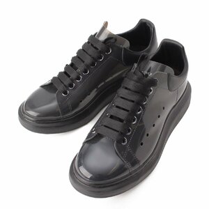 【アレキサンダーマックイーン】Alexander McQueen　ビニール ローカット スニーカー シューズ クリアブラック 41 1/2 【中古】203544