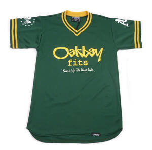 Oakbay Fits オークベイ PRINT JERSEY 半袖 フットボール ジャージ (グリーン) (S) [並行輸入品]