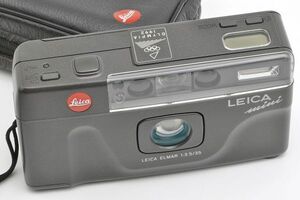 LEICA mini OLYMPIA 1992 ライカ ミニ オリンピック １９９２ ELMAR 35mm F3.5 エルマー 35/3.5 取扱説明書 電池 革ケース LEITZ ライツ