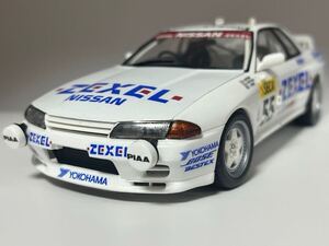 タミヤ1/24ゼクセルスカイラインGT-R Gr.Nプラモデル完成品