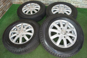 美品★JOKER 3.5J+45 4H100★90~95%山★2022年★Bridgestone 145/80R12 エブリイ NT100クリッパー 軽トラ 等