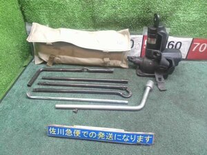 トヨタ 80ランクル VX_LTD 後期 HDJ81V 車載工具 ダルマジャッキ ジャッキホルダー付 工具付 09111-60060 現状販売 中古