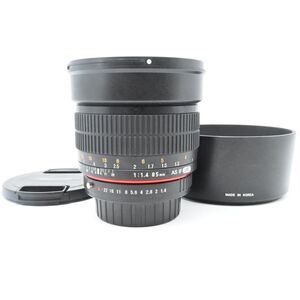 SAMYANG 単焦点 レンズ 85mm F1.4 ペンタックス K用 フルサイズ対応