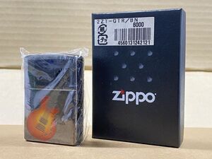 【ZIPPO】ジッポ オイルライター『Crazy about music.』ギター レスポール 2006年製 ブラック 新品・未使用・未開封