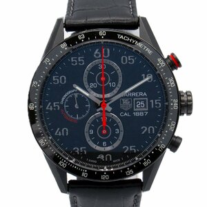 タグホイヤー カレラ ブランドオフ TAG HEUER チタン 腕時計 チタン/セラミック/革 中古 メンズ