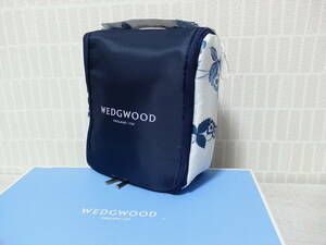 WEDGWOOD　ウエッジウッド　ワイルドストロベリー　ブルー　未使用　トラベルポーチ　ドクターシーラボ　ノベルティー　