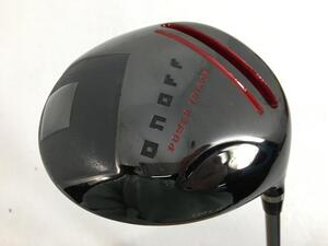 即決 お買い得品！中古 ONOFF ドライバー 黒(KURO) 2017 1W スムースキックMP-617D 10 S