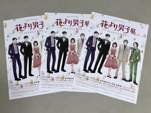 珍品 稀少 映画チラシ フライヤー 2023年開催イベント「花より男子展」A4大阪版 3枚セット