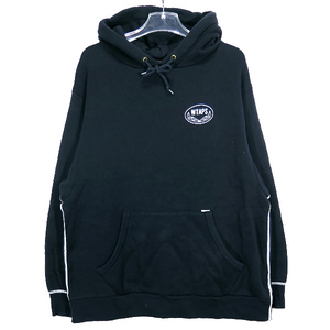 WTAPS ダブルタップス 21AW ACADEMY/HOODED/COTTON アカデミー フーデッド スウェットシャツ フーディー パーカー ネイビー