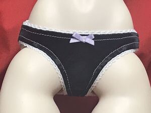 D†trip DD用 トリコットショーツ 57 黒　ハーフバック　パンツ 下着