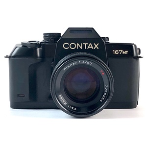 コンタックス CONTAX 167MT＋Planar T* 50mm F1.4 MMJ プラナー ［ジャンク品］ フィルム マニュアルフォーカス 一眼レフカメラ 【中古】