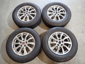 YS12432【送料無料215/65R16】アルファード ヴェルファイアなどに BS 中古スタッドレスセット ■16×6.5J 114.3/5H ET39■