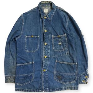 雰囲気系 Vintage Lee 60s USA製 91-J Denim Coverall size:40R boro 襤褸