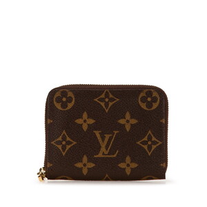 ルイ ヴィトン モノグラム ジッピー コインパース コインケース 小銭入れ M60067 ブラウン PVC レザー レディース LOUIS VUITTON【中古】