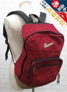 1B5665/ナイキ スエード×ナイロンデイパック 銀タグ ベトナム製 NIKE リュック