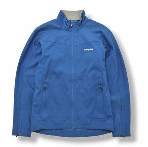 ★着回しに最適！ パタゴニア patagonia ストレッチ ナイロン ジャケット S ネイビー ウィンド ブレーカー アウトドア ウェア ロゴ 刺繍★