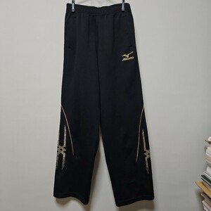 MIZUNO ミズノ ジャージパンツ　黒金　M 