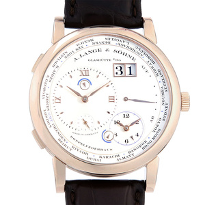 ランゲ＆ゾーネ ランゲ1 タイムゾーン ドレスデン エディション 世界限定100本 116.050(LSLS1166AA) 中古 メンズ 腕時計