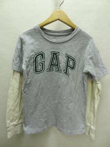 全国送料無料 ギャップ キッズ GAP KIDS 子供服キッズ男の子 綿100%素材 レイヤード重ね着風 ロンティー長袖Tシャツ 130