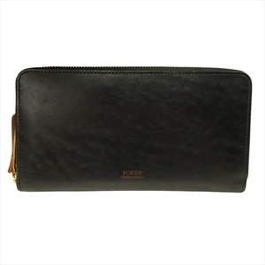 極美品 ポーター PORTER フィルム ロングウォレット PORTER FILM LONG WALLET ラウンド 長財布 187-01346 黒 ブラック メンズ レディース