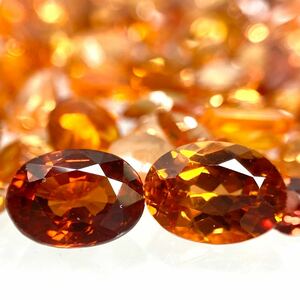 1円〜!!〔天然スペサルティンガーネットおまとめ28ct〕n 約5.6g ルース 裸石 宝石 ジュエリー jewelry spessartine garnet w5 7