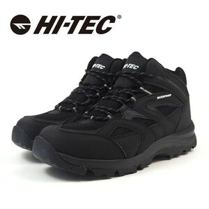 送料300円(税込)■at343■箱付 メンズ HI-TEC トレッキングシューズ ロックネス WP(HT-HKU29W) 25cm【シンオク】