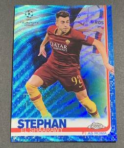 2018-19 Topps Chrome UEFA Champions League Stephan El Shaarawy /75 95 Roma エルシャーラウィ　75枚限定　ローマ