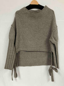 REGULATION YOHJI YAMAMOTO レギュレーション ヨウジヤマモト SUPREME A R-CAP SLEEVE PULLOVER FB-K53-107-1-02 長袖ニット サイズ2