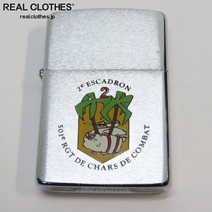 ZIPPO/ジッポー 2eESCADRON 501e RGT DE CHARS DE COMBAT 1990年製 /UPK