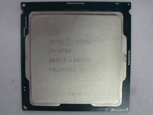 ★Intel /CPU Core i7-9700 3.00GHz 起動確認済み★