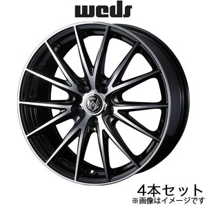 ライツレーVS ステップワゴン RG1/RG3 16インチ アルミホイール 4本 ブラックメタリックポリッシュ 0039425 WEDS Rizley VS