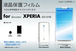 Xperia -SO-01B- 液晶保護フィルム 3台分セット