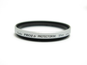 【 中古美品 】Kenko PRO1D PROTECTOR(W) 37ｍｍ 高性能 フィルター シルバー ケンコー [管ET227]