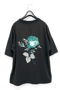 22AW Dior ディオール JARDIN フラワー ロゴ刺繍 オーバーサイズ Tシャツ Sサイズ ブラック 243J685A0677