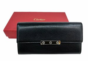 未使用品！Cartier【カルティエ】L3001753 ラブコレクション レザー コンチネンタルウォレット レディース 長財布 （4698）