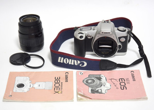 Canon new EOS kiss キャノン・イオス・キス フィルム一眼レフカメラ　中古品 取説、リモートスイッチなど付属