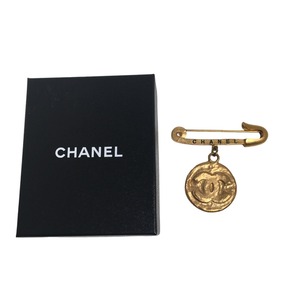 シャネル ブローチ GP ココマーク CHANEL ゴールド レディース 中古